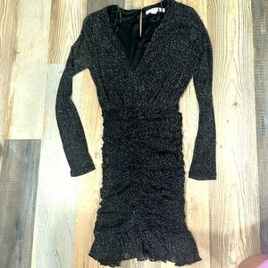 Hyfve Black glitter dress